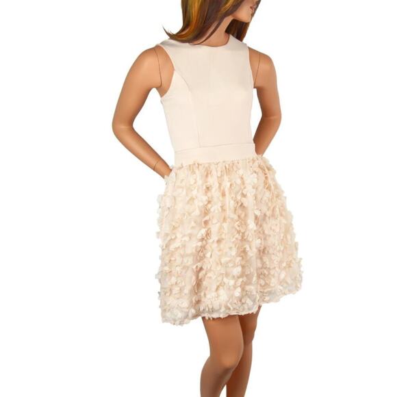 New Carla Conti Women's Made In Italy 3D Floral Cut out Back Cocktail Mini Dress - Picture 1 of 8